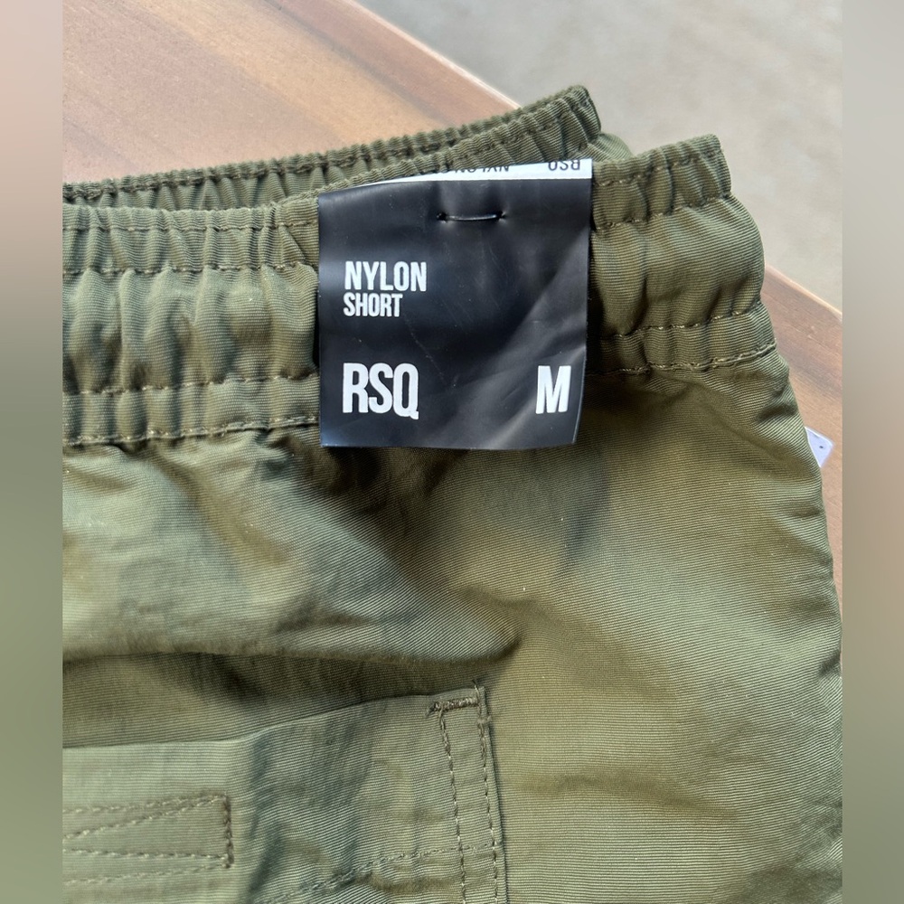 RSQ nylon Green navy Shorts Comfortable Fit - Picture 8 of 16